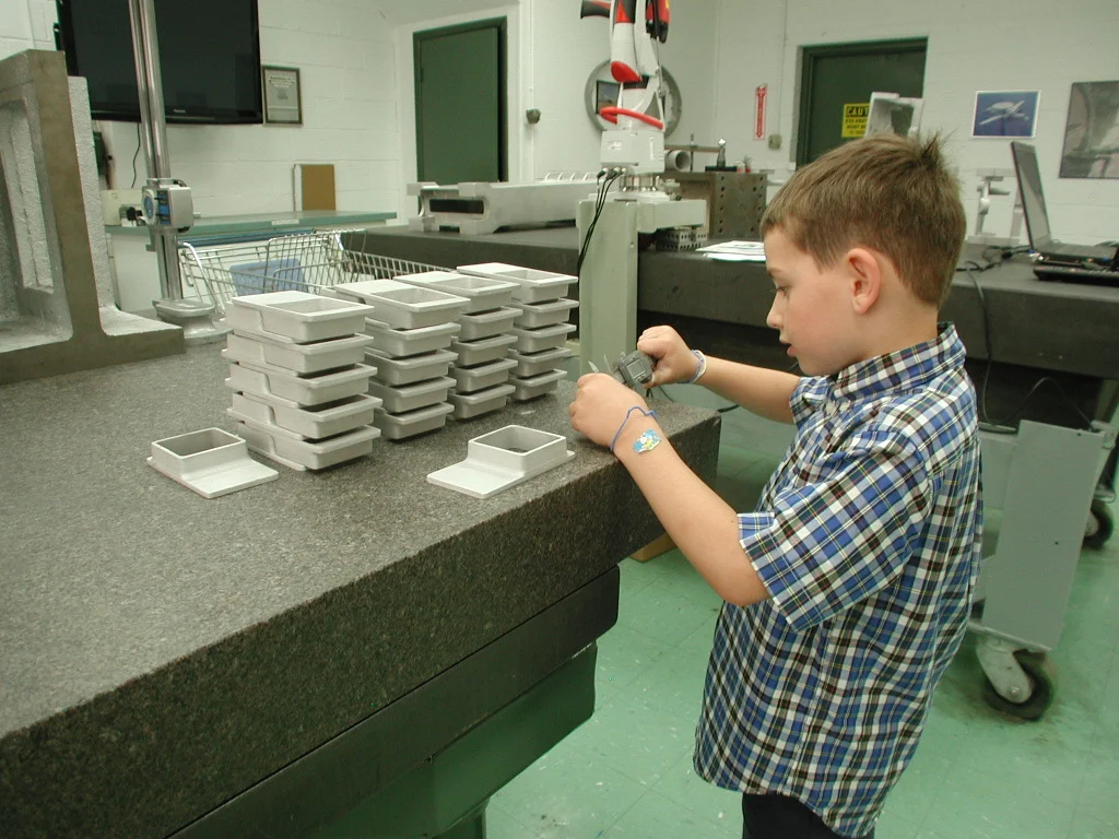 Dimensional inspection of a casting